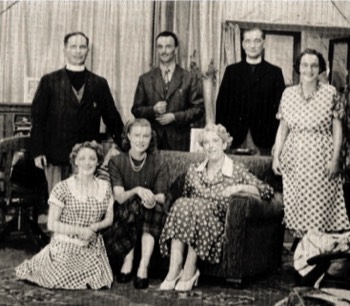 The cast of the first Wigton Theatre Club production, 'Yes and No' 