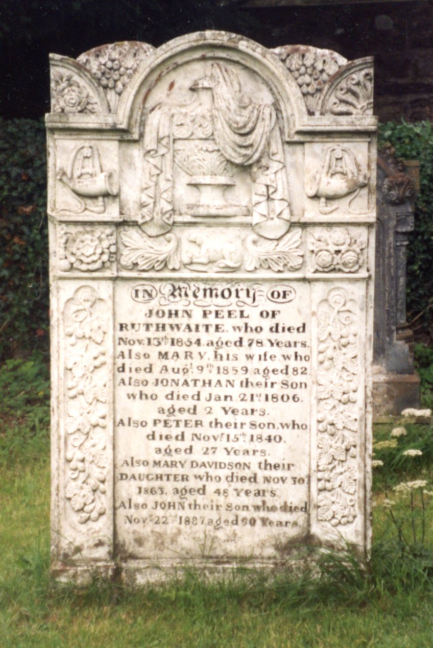  Memorial at St Kentigern's Church, Caldbeck 